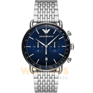 Emporio Armani Men’s Stainless Steel Blue Dial 43mm Watch AR11238 UAE DUBAI AJMAN SHARJAH ABU DHABI RAS AL KHAIMA UMM UL QUWAIN ALAIN FUJAIRAH