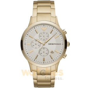 Emporio Armani Men’s Quartz Stainless Steel Off White Dial 43mm Watch AR11332 UAE DUBAI AJMAN SHARJAH ABU DHABI RAS AL KHAIMA UMM UL QUWAIN ALAIN FUJAIRAH