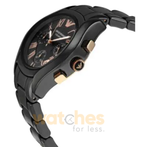 Emporio Armani Men’s Quartz Ceramic Chain Black Dial 38mm Watch AR1411