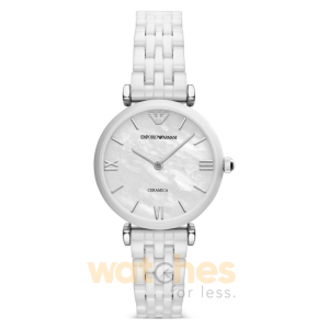 Emporio Armani Women’s Quartz Ceramic Chain Mother of Pearl 30mm Watch AR1485 UAE DUBAI AJMAN SHARJAH ABU DHABI RAS AL KHAIMA UMM UL QUWAIN ALAIN FUJAIRAH