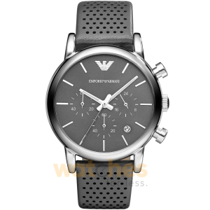 Emporio Armani Men’s Quartz Leather Strap Grey Dial 41mm Watch AR1735 UAE DUBAI AJMAN SHARJAH ABU DHABI RAS AL KHAIMA UMM UL QUWAIN ALAIN FUJAIRAH