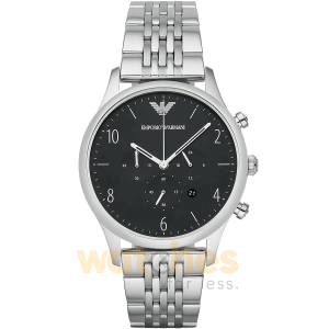 Emporio Armani Men’s Quartz Stainless Steel Black Dial 43mm Watch AR1863 UAE DUBAI AJMAN SHARJAH ABU DHABI RAS AL KHAIMA UMM UL QUWAIN ALAIN FUJAIRAH