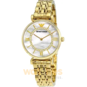 Emporio Armani Women’s Quartz Stainless Steel Mother of Pearl Dial 32mm Watch AR1907 UAE DUBAI AJMAN SHARJAH ABU DHABI RAS AL KHAIMA UMM UL QUWAIN ALAIN FUJAIRAH