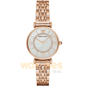 Emporio Armani Women’s Quartz Stainless Steel Mother of pearl Dial 32mm Watch AR1909 UAE DUBAI AJMAN SHARJAH ABU DHABI RAS AL KHAIMA UMM UL QUWAIN ALAIN FUJAIRAH