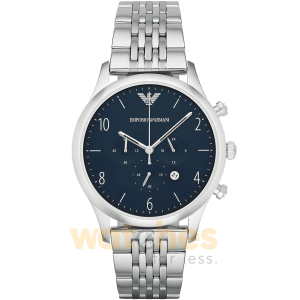 Emporio Armani Men’s Quartz Stainless Steel Blue Dial 43mm Watch AR1942 UAE DUBAI AJMAN SHARJAH ABU DHABI RAS AL KHAIMA UMM UL QUWAIN ALAIN FUJAIRAH