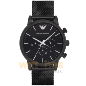 Emporio Armani Men’s Quartz Stainless Steel Black Dial 46mm Watch AR1968 UAE DUBAI AJMAN SHARJAH ABU DHABI RAS AL KHAIMA UMM UL QUWAIN ALAIN FUJAIRAH