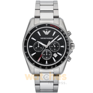 Emporio Armani Men’s Quartz Stainless Steel Black Dial 44mm Watch AR6098 UAE DUBAI AJMAN SHARJAH ABU DHABI RAS AL KHAIMA UMM UL QUWAIN ALAIN FUJAIRAH