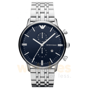 Emporio Armani Men’s Quartz Stainless Steel Blue Dial 43mm Watch AR80013 UAE DUBAI AJMAN SHARJAH ABU DHABI RAS AL KHAIMA UMM UL QUWAIN ALAIN FUJAIRAH