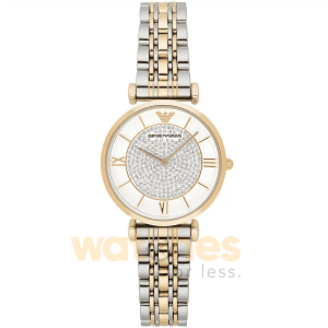 Emporio Armani Women’s Quartz Stainless Steel White Dial 32mm Watch AR8031 UAE DUBAI AJMAN SHARJAH ABU DHABI RAS AL KHAIMA UMM UL QUWAIN ALAIN FUJAIRAH