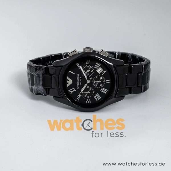 Emporio Armani Men’s Quartz Stainless Steel Black Dial 43mm Watch AR1400 UAE DUBAI AJMAN SHARJAH ABU DHABI RAS AL KHAIMA UMM UL QUWAIN ALAIN FUJAIRAH