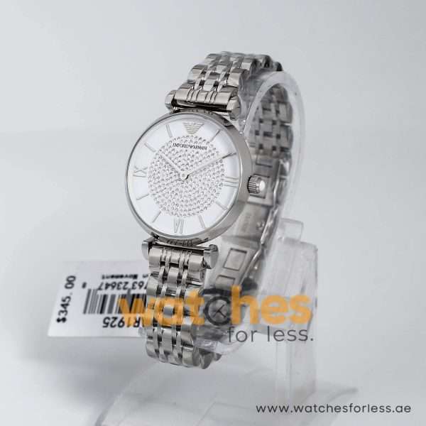 Emporio Armani Women’s Quartz Stainless Steel White Dial 32mm Watch AR1925 UAE DUBAI AJMAN SHARJAH ABU DHABI RAS AL KHAIMA UMM UL QUWAIN ALAIN FUJAIRAH