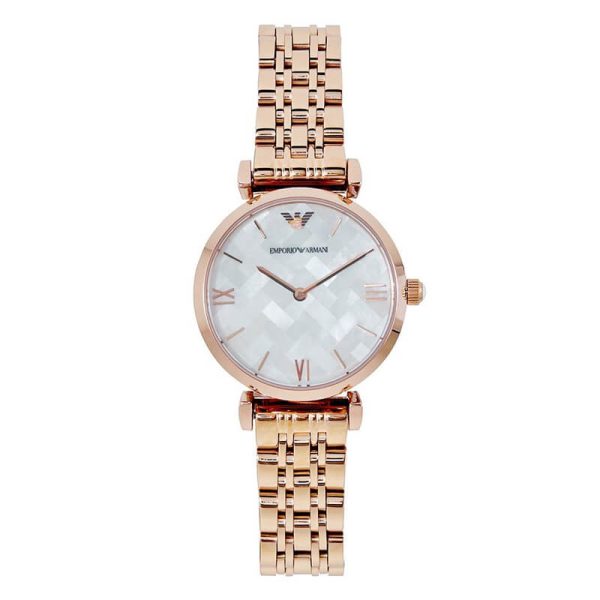 Emporio Armani Women’s Quartz Stainless Steel Mother of Pearl Dial 32mm Watch AR11110 UAE DUBAI AJMAN SHARJAH ABU DHABI RAS AL KHAIMA UMM UL QUWAIN ALAIN FUJAIRAH