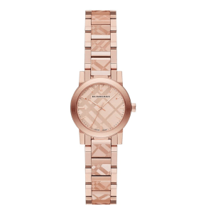 Burberry Women’s Swiss Made Stainless Steel Rose Gold Dial 26mm Watch BU9235