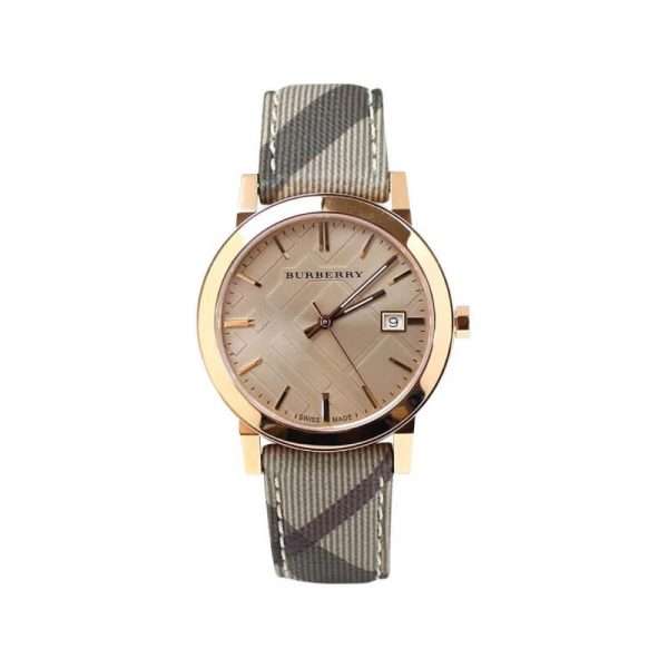 Burberry Women’s Swiss Made Leather Strap Rose Gold Dial 40mm Watch BU9040 UAE DUBAI AJMAN SHARJAH ABU DHABI RAS AL KHAIMA UMM UL QUWAIN ALAIN FUJAIRAH