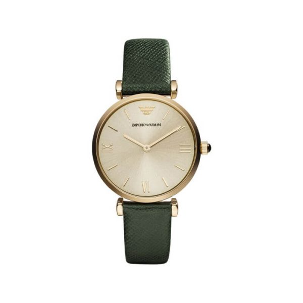 Emporio Armani Women’s Quartz Leather Strap Beige Dial 32mm Watch AR1726 UAE DUBAI AJMAN SHARJAH ABU DHABI RAS AL KHAIMA UMM UL QUWAIN ALAIN FUJAIRAH