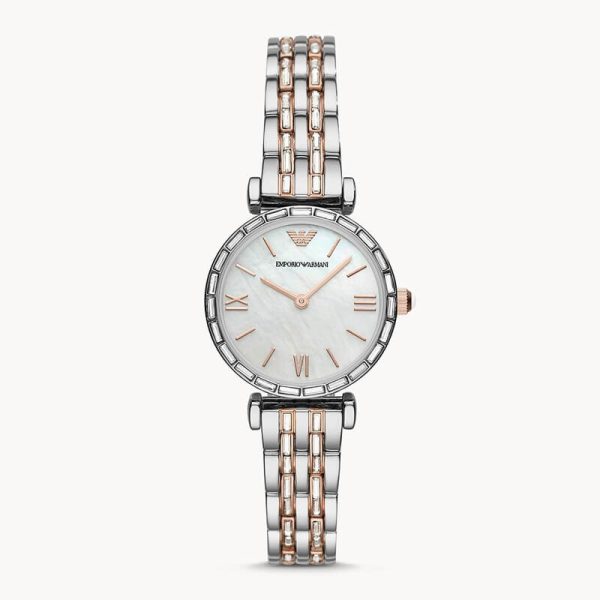 Emporio Armani Women’s Quartz Stainless Steel Mother of Pearl Dial 28mm Watch AR11290 UAE DUBAI AJMAN SHARJAH ABU DHABI RAS AL KHAIMA UMM UL QUWAIN ALAIN FUJAIRAH