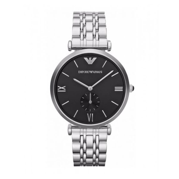 Emporio Armani Men’s Stainless Steel Black Dial 40mm Watch AR1676 UAE DUBAI AJMAN SHARJAH ABU DHABI RAS AL KHAIMA UMM UL QUWAIN ALAIN FUJAIRAH