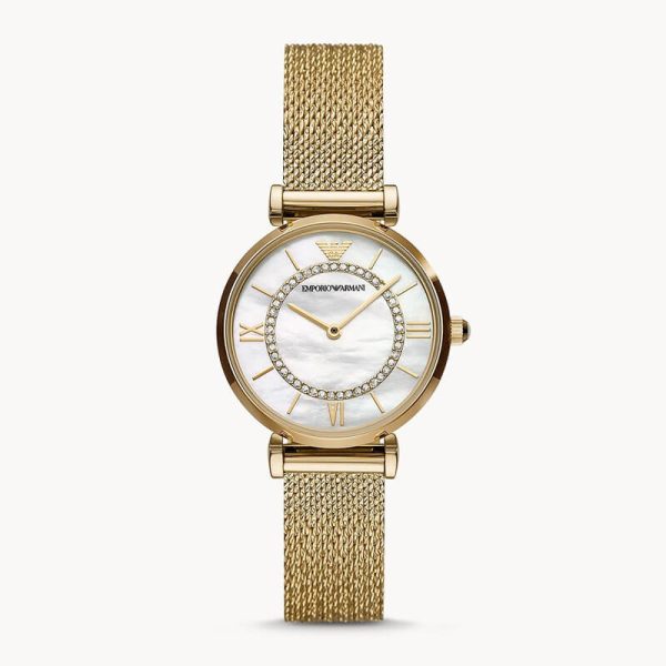 Emporio Armani Women’s Quartz Stainless Steel Mother of Pearl Dial 32mm Watch AR11321 UAE DUBAI AJMAN SHARJAH ABU DHABI RAS AL KHAIMA UMM UL QUWAIN ALAIN FUJAIRAH