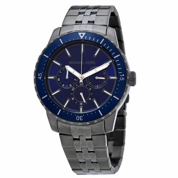 Michael Kors Men’s Quartz Stainless Steel Blue Dial 44mm Watch MK7155 UAE DUBAI AJMAN SHARJAH ABU DHABI RAS AL KHAIMA UMM UL QUWAIN ALAIN FUJAIRAH