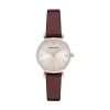 Emporio Armani Women’s Quartz Brown Leather Strap Silver Dial 32mm Watch AR11061 UAE DUBAI AJMAN SHARJAH ABU DHABI RAS AL KHAIMA UMM UL QUWAIN ALAIN FUJAIRAH