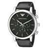 Emporio Armani Men’s Quartz Black Leather Strap Black Dial 46mm Watch AR8029 UAE DUBAI AJMAN SHARJAH ABU DHABI RAS AL KHAIMA UMM UL QUWAIN ALAIN FUJAIRAH