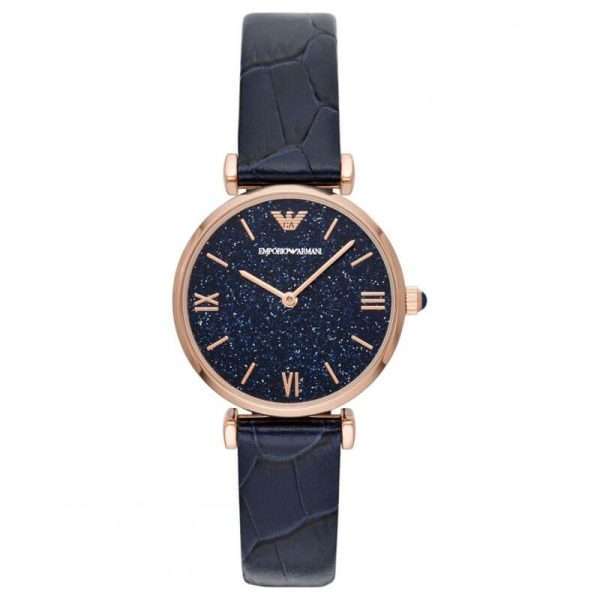 Emporio Armani Women’s Quartz Blue Leather Strap Blue Dial 32mm Watch AR11424 UAE DUBAI AJMAN SHARJAH ABU DHABI RAS AL KHAIMA UMM UL QUWAIN ALAIN FUJAIRAH