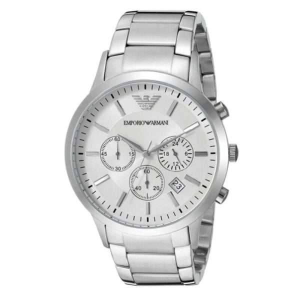 Emporio Armani Men’s Quartz Stainless Steel Cream Dial 43mm Watch AR2458 UAE DUBAI AJMAN SHARJAH ABU DHABI RAS AL KHAIMA UMM UL QUWAIN ALAIN FUJAIRAH