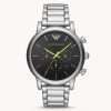 Emporio Armani Men’s Quartz Stainless Steel Black 46mm Watch AR11324 UAE DUBAI AJMAN SHARJAH ABU DHABI RAS AL KHAIMA UMM UL QUWAIN ALAIN FUJAIRAH