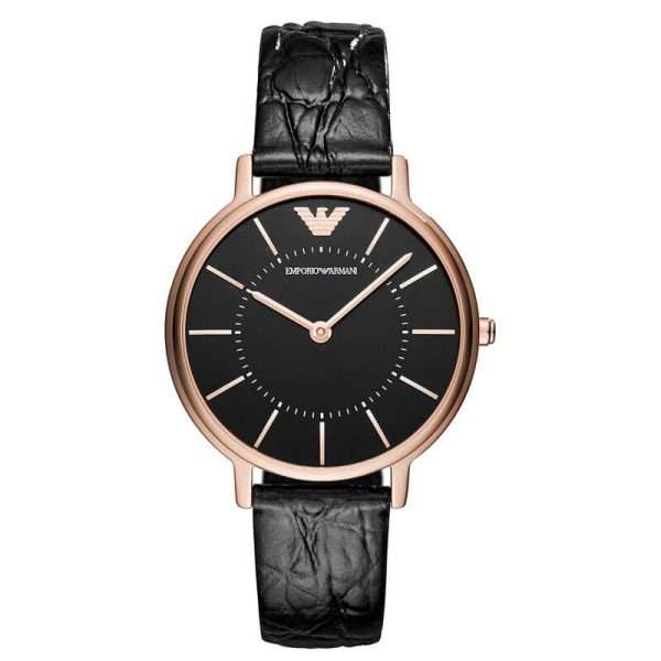 Emporio Armani Women’s Quartz Leather Strap Black Dial 32mm Watch AR11064 UAE DUBAI AJMAN SHARJAH ABU DHABI RAS AL KHAIMA UMM UL QUWAIN ALAIN FUJAIRAH