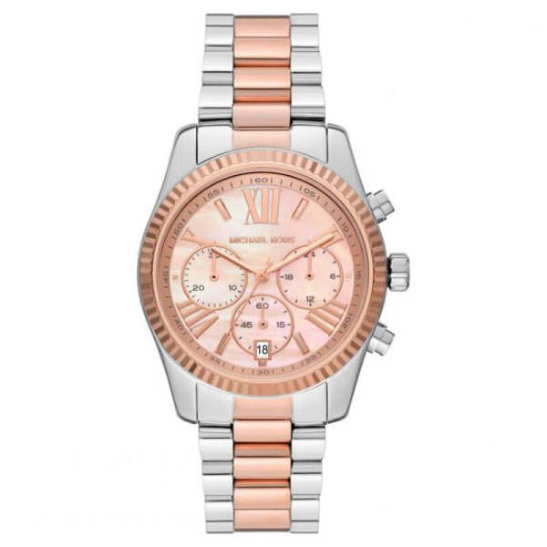 Michael Kors Women’s Quartz Two-tone Stainless Steel Rose Gold Mother Of pearl Dial 38mm Watch MK7219 UAE DUBAI AJMAN SHARJAH ABU DHABI RAS AL KHAIMA UMM UL QUWAIN ALAIN FUJAIRAH