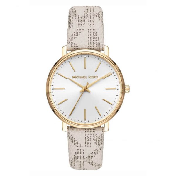 Michael Kors Women’s Quartz White Leather Strap White Dial 38mm Watch MK2858 UAE DUBAI AJMAN SHARJAH ABU DHABI RAS AL KHAIMA UMM UL QUWAIN ALAIN FUJAIRAH