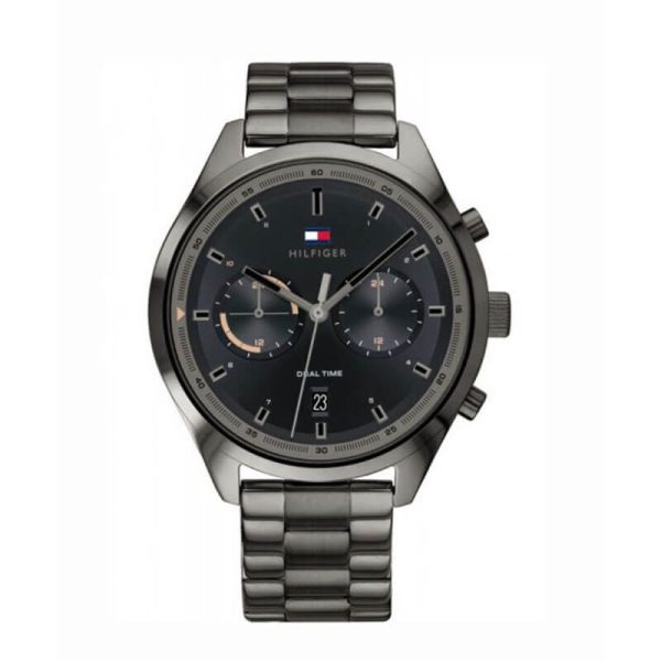 Tommy Hilfiger Men’s Quartz Stainless Steel Grey Dial 44mm Watch 1791727 UAE DUBAI AJMAN SHARJAH ABU DHABI RAS AL KHAIMA UMM UL QUWAIN ALAIN FUJAIRAH