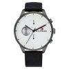 Tommy Hilfiger Men’s Quartz Leather Strap Silver Dial 44mm Watch 1791489