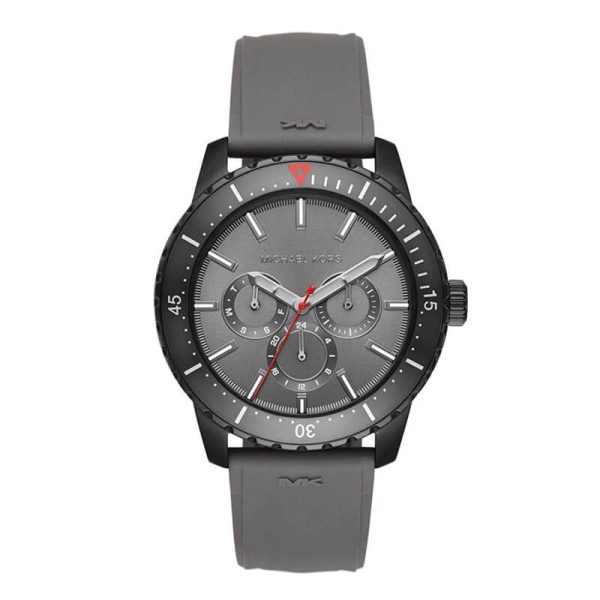 Michael Kors Men’s Quartz Silicone Strap Grey Dial 44mm Watch MK7164 UAE DUBAI AJMAN SHARJAH ABU DHABI RAS AL KHAIMA UMM UL QUWAIN ALAIN FUJAIRAH