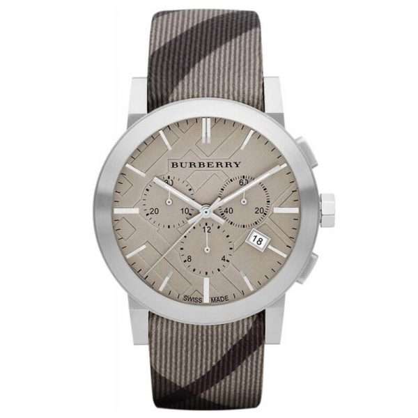 Burberry Men’s Swiss Made Leather Strap Light Brown Dial 42mm Watch BU9358 UAE DUBAI AJMAN SHARJAH ABU DHABI RAS AL KHAIMA UMM UL QUWAIN ALAIN FUJAIRAH