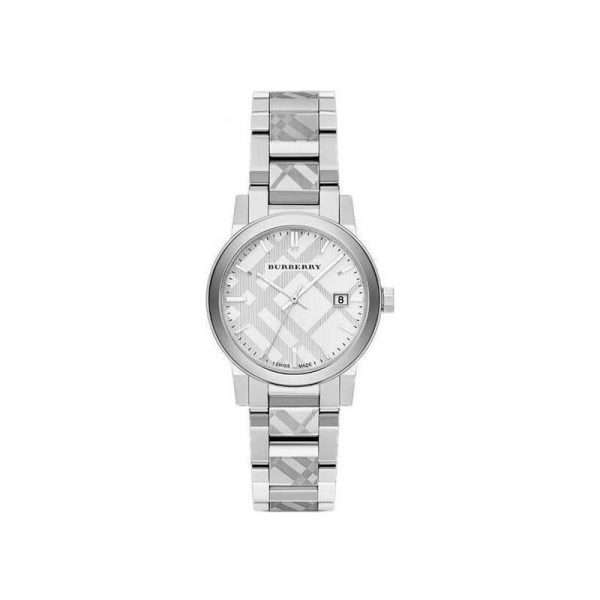 Burberry Women’s Stainless Steel Swiss Made Silver Dial 34mm Watch BU9144 UAE DUBAI AJMAN SHARJAH ABU DHABI RAS AL KHAIMA UMM UL QUWAIN ALAIN FUJAIRAH