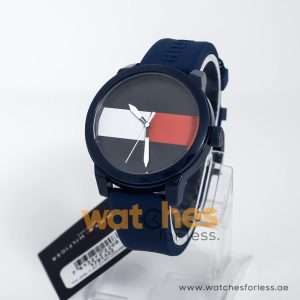 Tommy Hilfiger Men’s Quartz Silicone Strap Blue Dial 42mm Watch 1791322 UAE DUBAI AJMAN SHARJAH ABU DHABI RAS AL KHAIMA UMM UL QUWAIN ALAIN FUJAIRAH