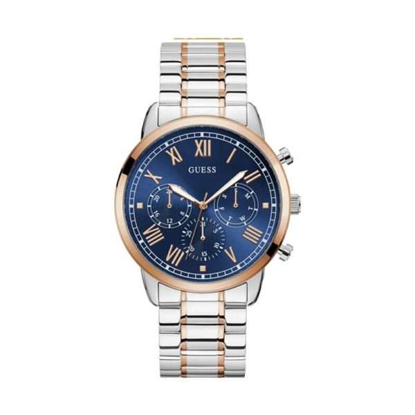 Guess Men’s Quartz Stainless Steel Blue Dial 44mm Watch W1309G4 UAE DUBAI AJMAN SHARJAH ABU DHABI RAS AL KHAIMA UMM UL QUWAIN ALAIN FUJAIRAH