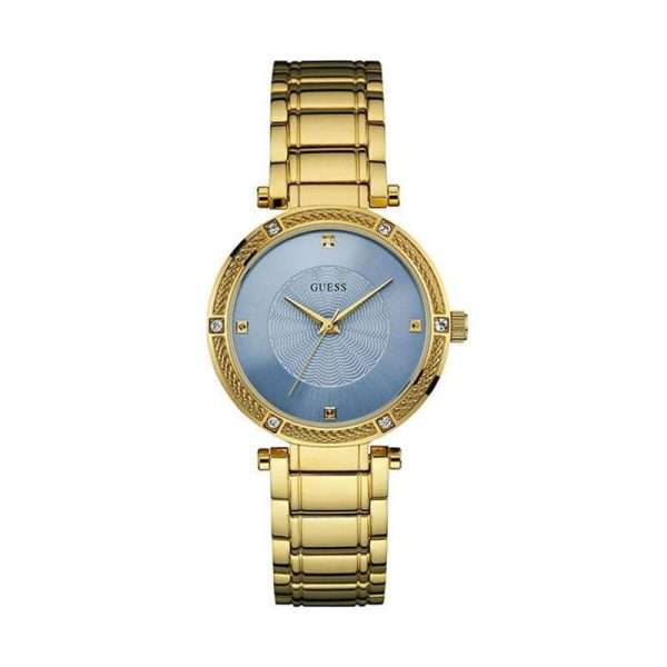 Guess Women’s Quartz Stainless Steel Blue Dial 36mm Watch W0659L2 UAE DUBAI AJMAN SHARJAH ABU DHABI RAS AL KHAIMA UMM UL QUWAIN ALAIN FUJAIRAH