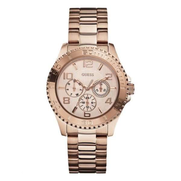 Guess Women’s Quartz Stainless Steel Rose Gold Dial 40mm Watch W0231L4 UAE DUBAI AJMAN SHARJAH ABU DHABI RAS AL KHAIMA UMM UL QUWAIN ALAIN FUJAIRAH