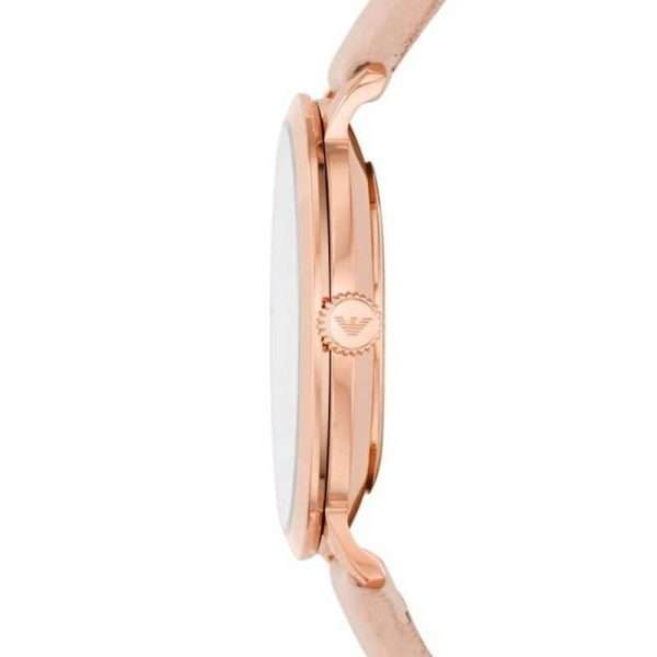 Emporio Armani Women’s Quartz Pink Leather Strap Silver Dial 32mm Watch AR11160 UAE DUBAI AJMAN SHARJAH ABU DHABI RAS AL KHAIMA UMM UL QUWAIN ALAIN FUJAIRAH