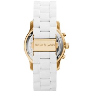 Michael Kors Women’s Quartz Silicone & Stainless Steel White Dial 39mm Watch MK5145 UAE DUBAI AJMAN SHARJAH ABU DHABI RAS AL KHAIMA UMM UL QUWAIN ALAIN FUJAIRAH