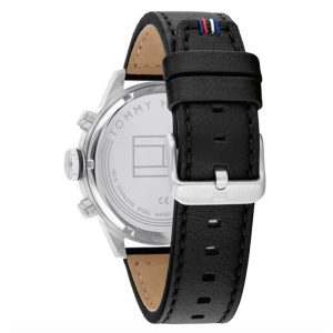 Tommy Hilfiger Men’s Quartz Leather Strap Black Dial 46mm Watch 1791810 UAE DUBAI AJMAN SHARJAH ABU DHABI RAS AL KHAIMA UMM UL QUWAIN ALAIN FUJAIRAH