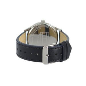 Tommy Hilfiger Men’s Quartz Leather Strap Gray Dial 44mm Watch 1791417