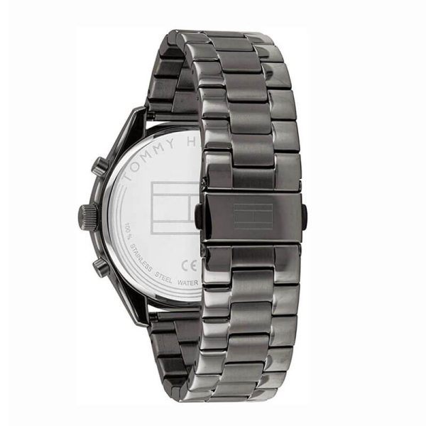 Tommy Hilfiger Men’s Quartz Stainless Steel Grey Dial 44mm Watch 1791727 UAE DUBAI AJMAN SHARJAH ABU DHABI RAS AL KHAIMA UMM UL QUWAIN ALAIN FUJAIRAH