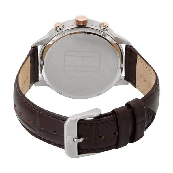 Tommy Hilfiger Men’s Quartz Leather Strap White Dial 42mm Watch 1710360 UAE DUBAI AJMAN SHARJAH ABU DHABI RAS AL KHAIMA UMM UL QUWAIN ALAIN FUJAIRAH
