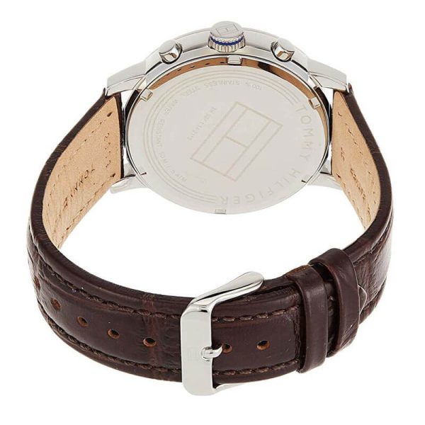 Tommy Hilfiger Men’s Quartz Leather Strap Black Dial 44mm Watch 1791309 UAE DUBAI AJMAN SHARJAH ABU DHABI RAS AL KHAIMA UMM UL QUWAIN ALAIN FUJAIRAH