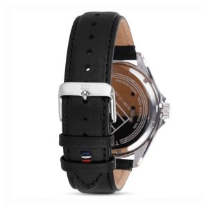 Tommy Hilfiger Men’s Quartz Leather Strap Black Dial 46mm Watch 1791369 UAE DUBAI AJMAN SHARJAH ABU DHABI RAS AL KHAIMA UMM UL QUWAIN ALAIN FUJAIRAH
