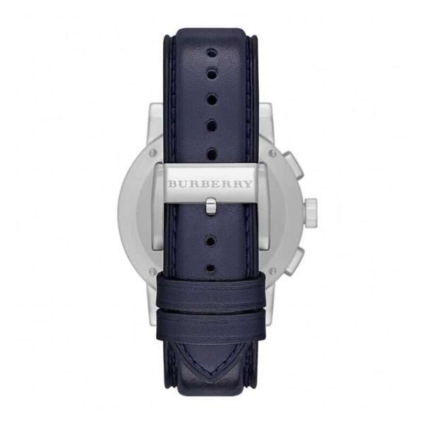 Burberry Men’s Quartz Swiss Made Leather Strap Blue Dial 42mm Watch BU9383 UAE DUBAI AJMAN SHARJAH ABU DHABI RAS AL KHAIMA UMM UL QUWAIN ALAIN FUJAIRAH