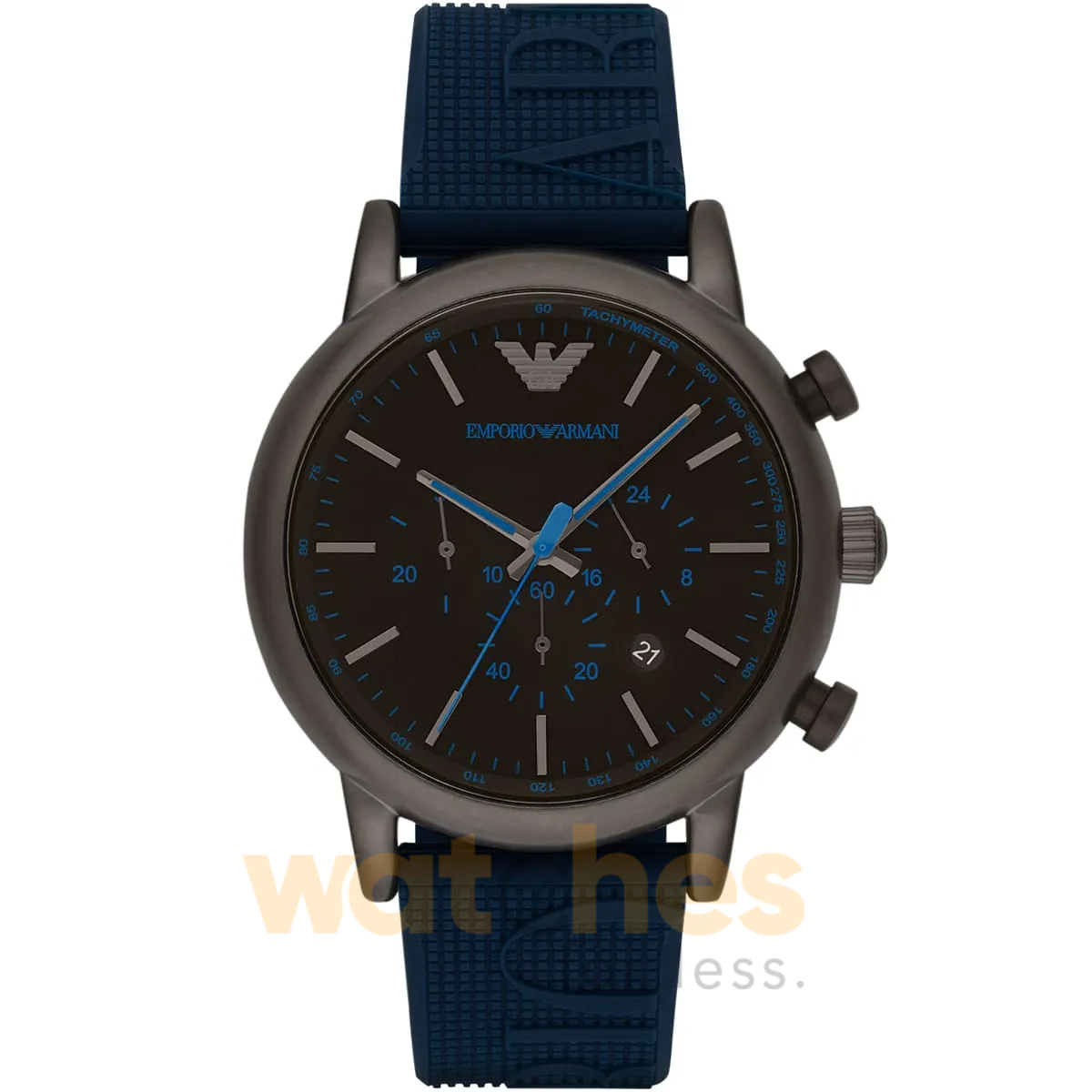 Emporio Armani Men’s Quartz Silicone Strap Black Dial 46mm Watch AR11023 UAE DUBAI AJMAN SHARJAH ABU DHABI RAS AL KHAIMA UMM UL QUWAIN ALAIN FUJAIRAH